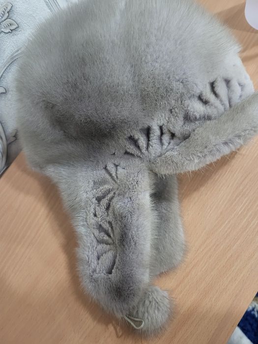 Шапка норковая ушанка