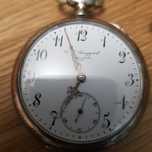 Ceas mecanic Omega  de buzunar din argint an 1900