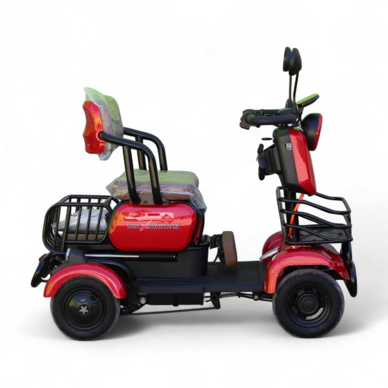Електрическа триместна четириколка MaxMotors Х4 1500W - RED