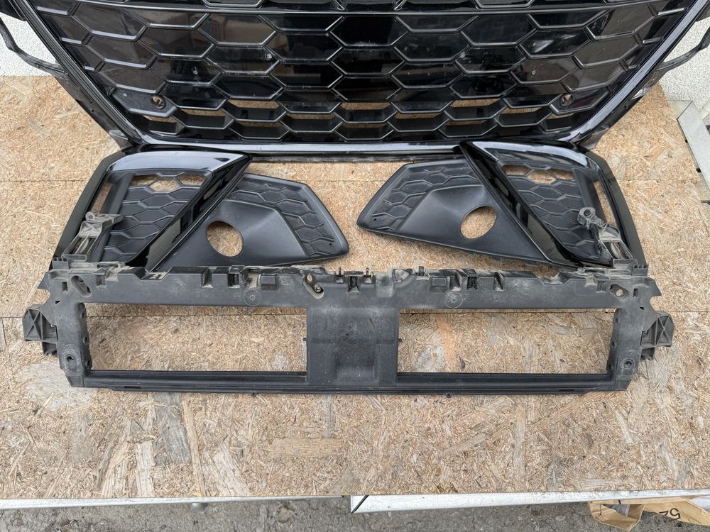 Grila masca bara fata Audi A4 S4 B9 8W S-Line Facelift 2020+ Originale