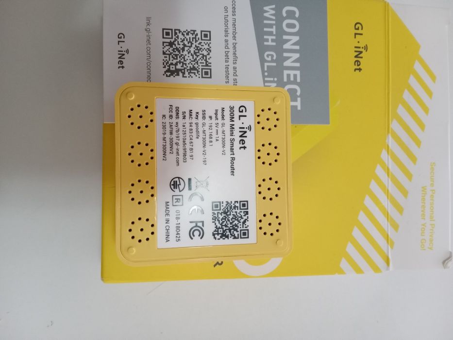 GL.iNet GL-MT300N-V2 (Mango) + GL-MT2500 (Brume 2) Рутер/VPN