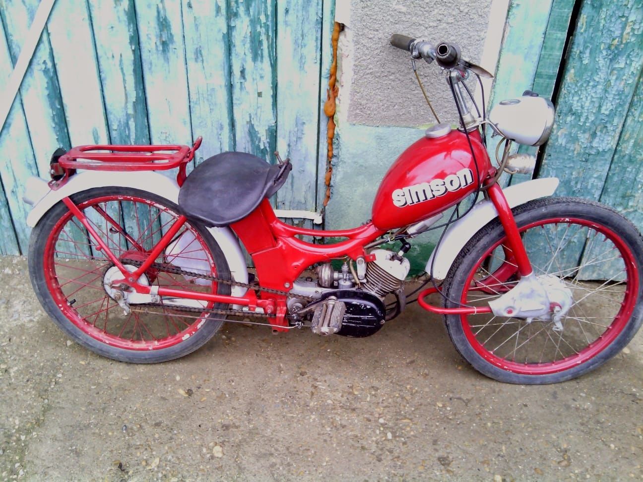 Simson  SR2 с  педали