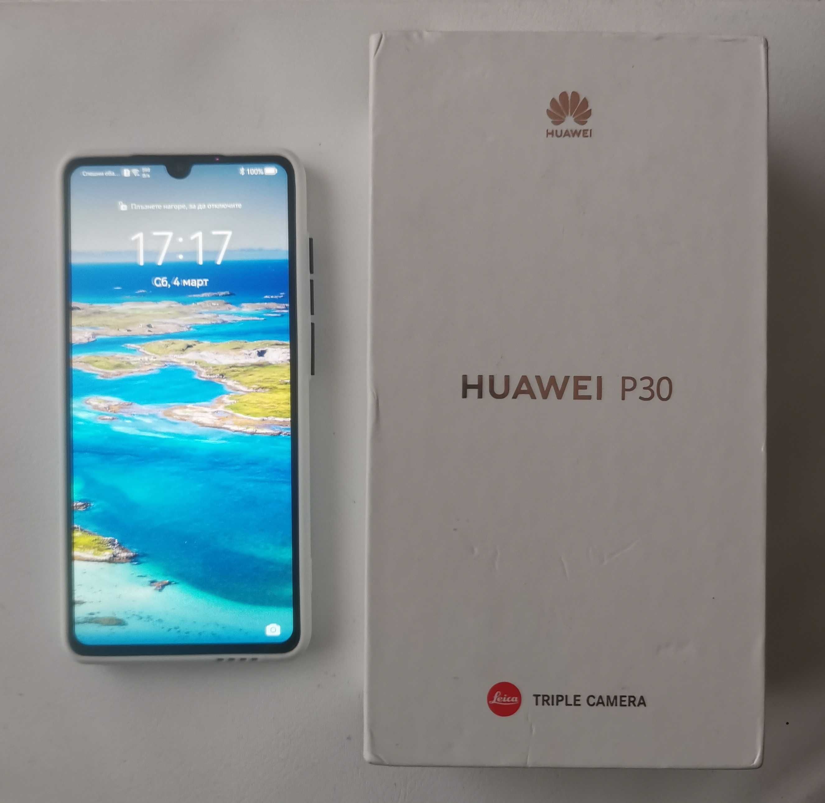 HUAWEI P30 (ELE-L29) 6GB/128GB - 6" Смартфон с 2 сим карти с всички оп