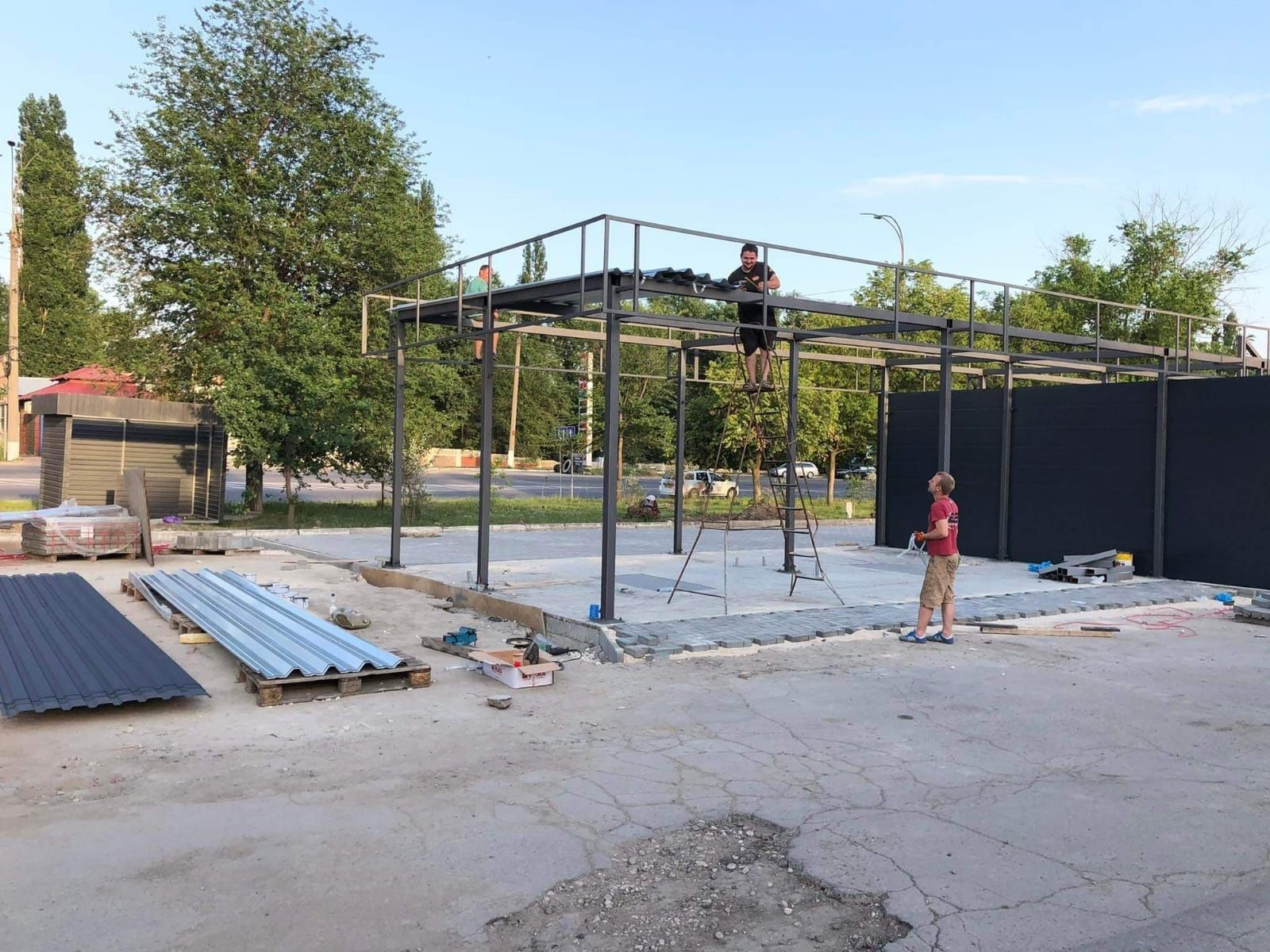 Vând structurii metalice pentru spălătorie auto nu necesita avans