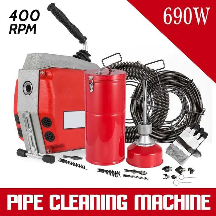 Профессиональная прочистная машина для канализации и труб  GQ-160