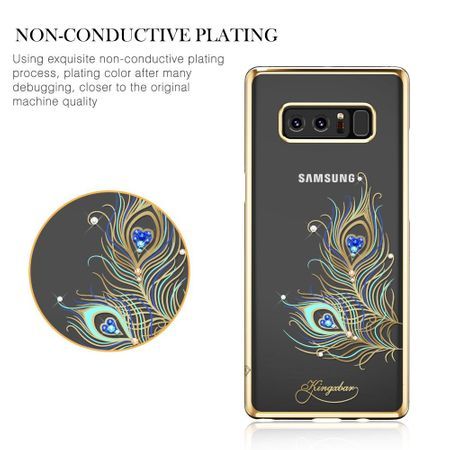 Husa GloMax pentru Samsung Galaxy Note 8 design Cristale Swarovski - G