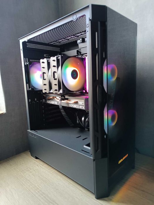 Геймърски Kомпютър GEFORCE RTX 4060, AMD Ryzen 7 5700X3D