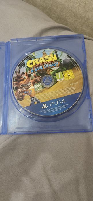 Диск Crash bandicoot n. sane trilogy (ДИСК НЕ РАБОЧИЙ, ДЛЯ КОЛЛЕКЦИИ)