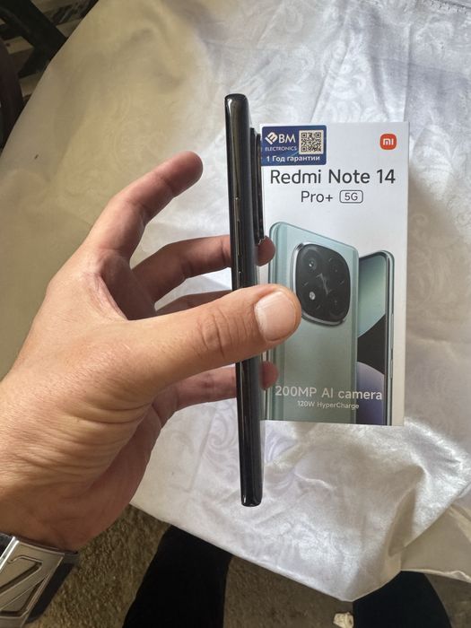 redmi not 14 pro plus5g pamit 8.256g holati ideal karopka dak kamplekt