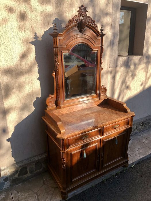 Masa de machiaj, masa de toaleta, comoda oglinda din cristal fazetat