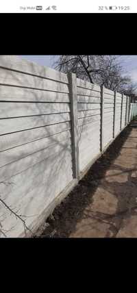 Gard placi din beton