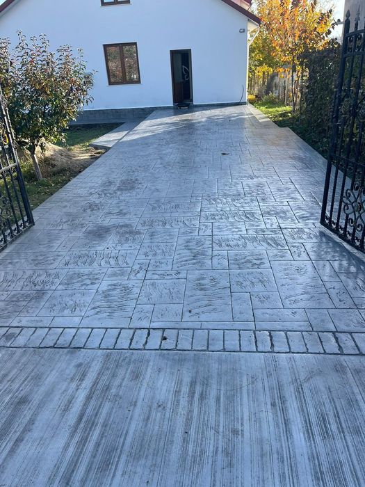 Beton elicopterizat și amprentat