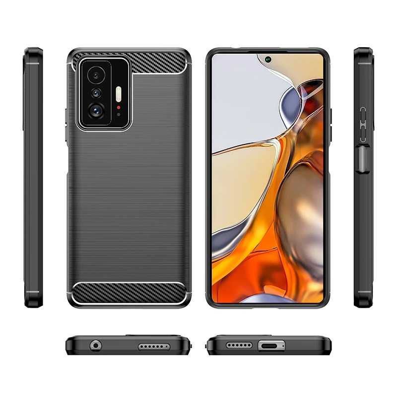 Xiaomi 13T / 12T / 11T Pro - Удароустойчив Кейс Гръб CARBON
