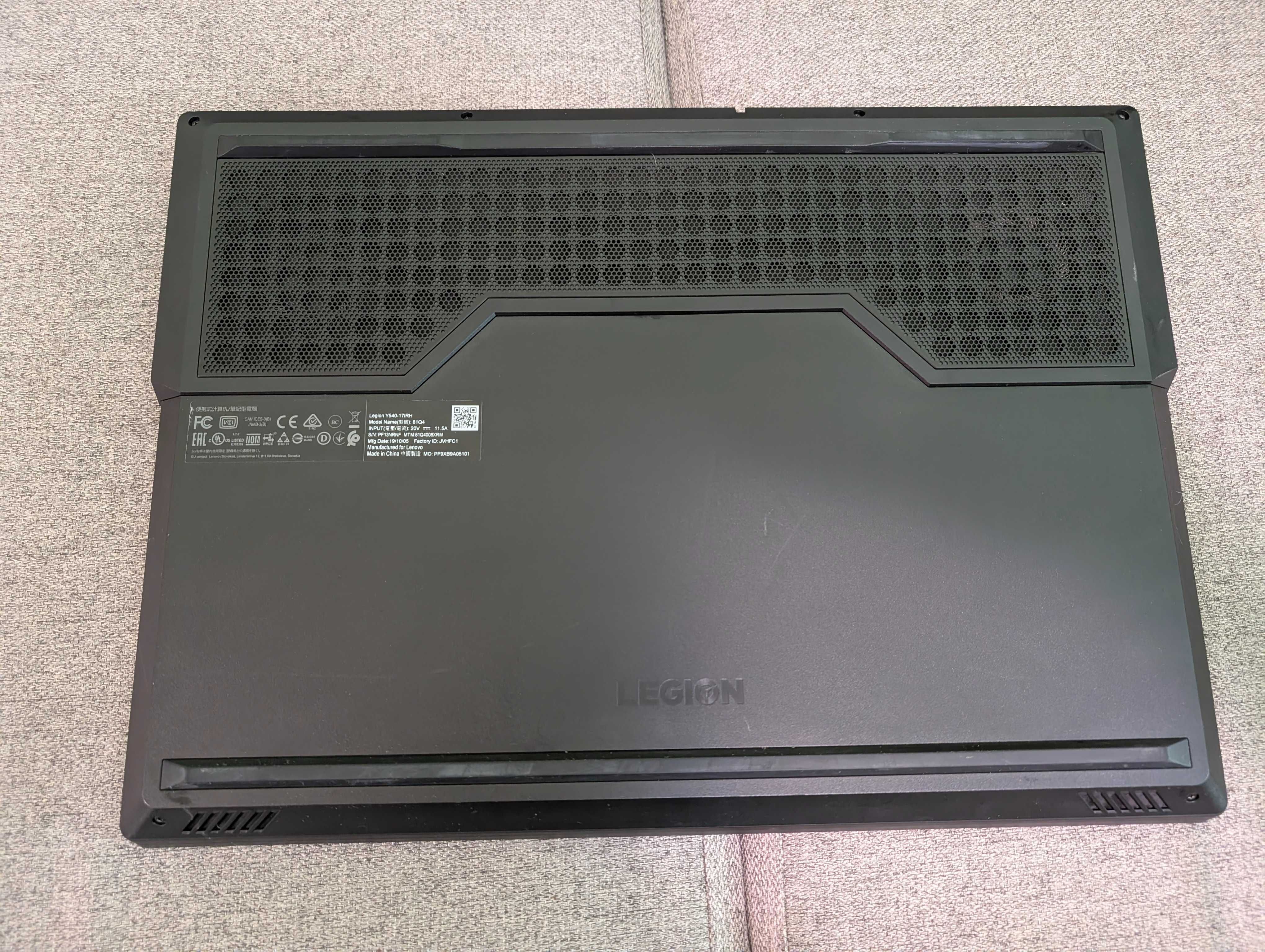 Lenovo Legion Y540 / i7-9750H / RTX 2060 6GB / 1TB SSD / 16GB RAM