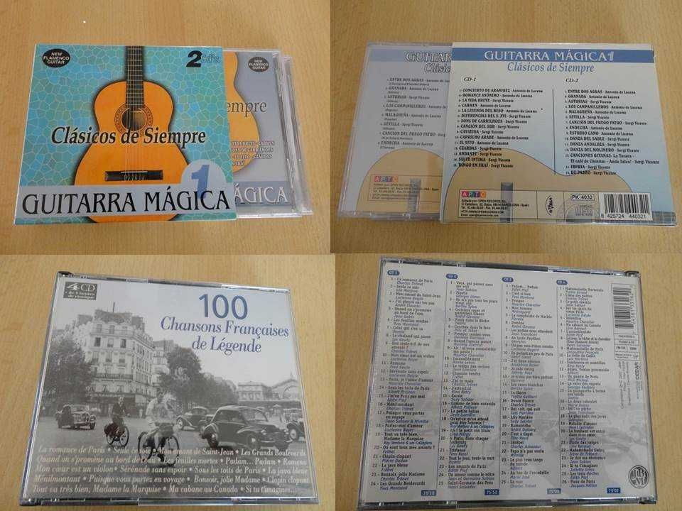 CD originale cu muzica de chitara clasica si sansonete frantuzesti