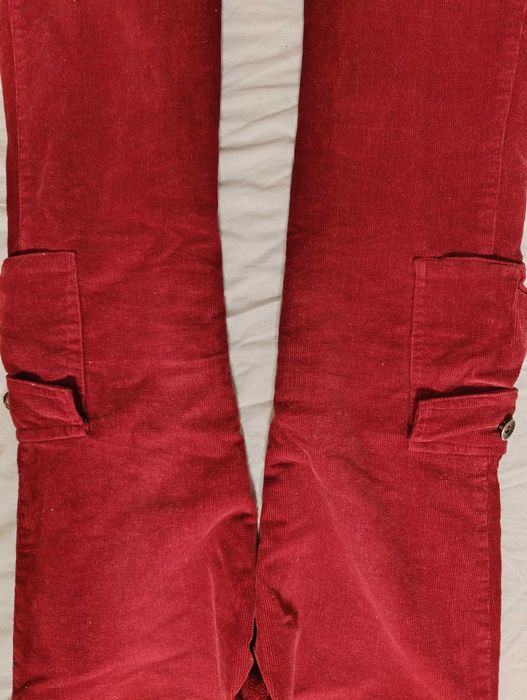 Много топли термоджинси цвят бордо