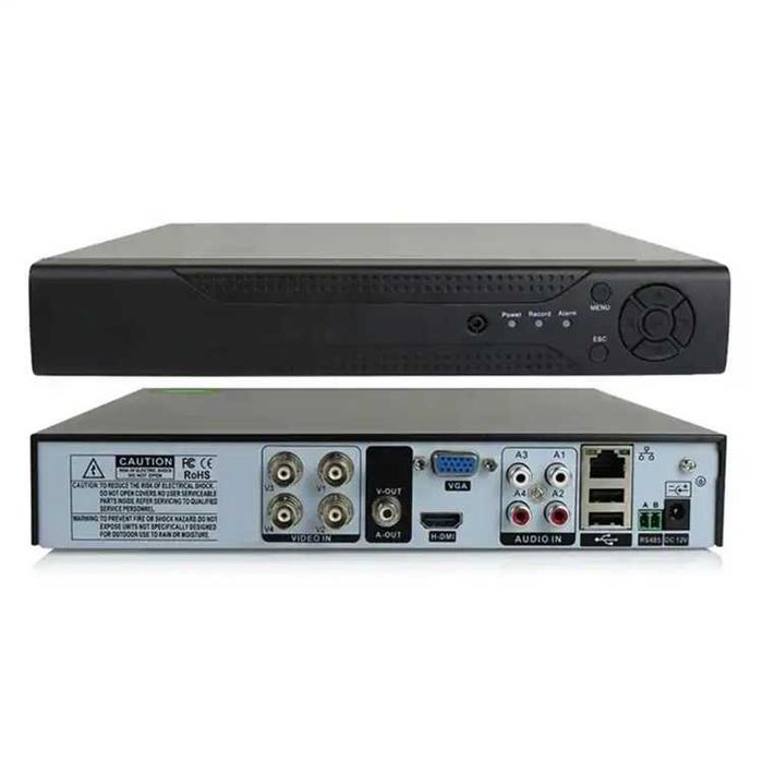 Sistem de supraveghere cu 4 camere AHD, IR, HD, 2MP