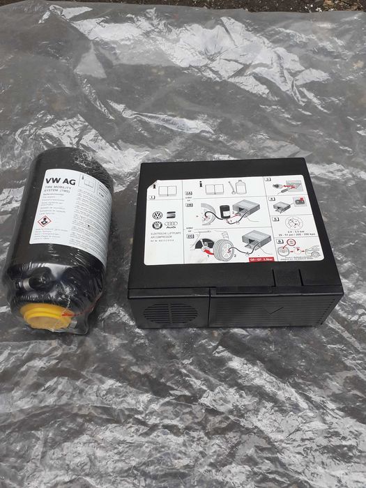 Compresor umflat roti,spuma pt.gama AUDI Q5,Q7,VW Touareg,SKODA Kodiaq