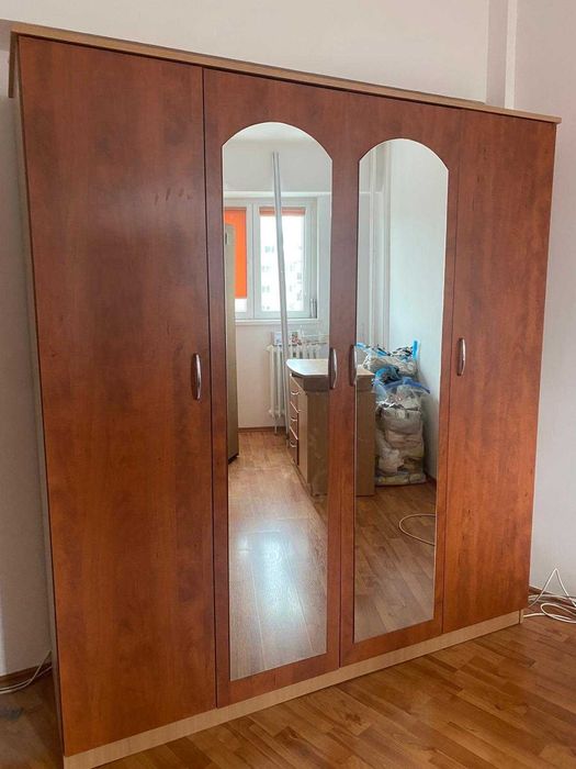 Șifonier cu Rafturi și Bară; Dulap Dormitor cu Oglindă; Dressing