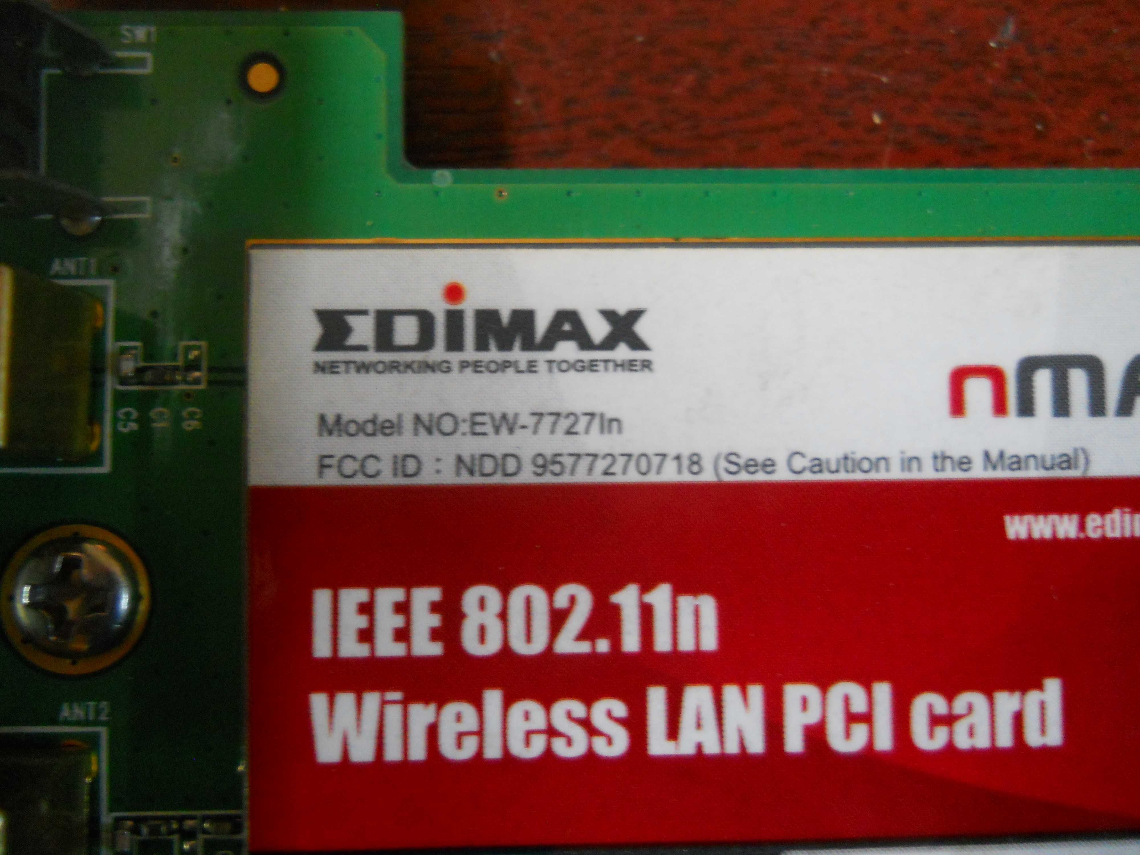 Placa de retea wireless desktop PCI EDIMAX EW-7727IN