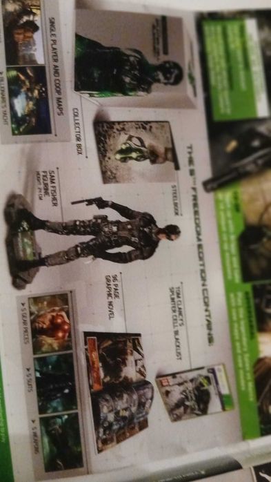 Joc Splinter Cell cu FIGURINĂ Blacklist - 5th Freedom Edition Xbox 360