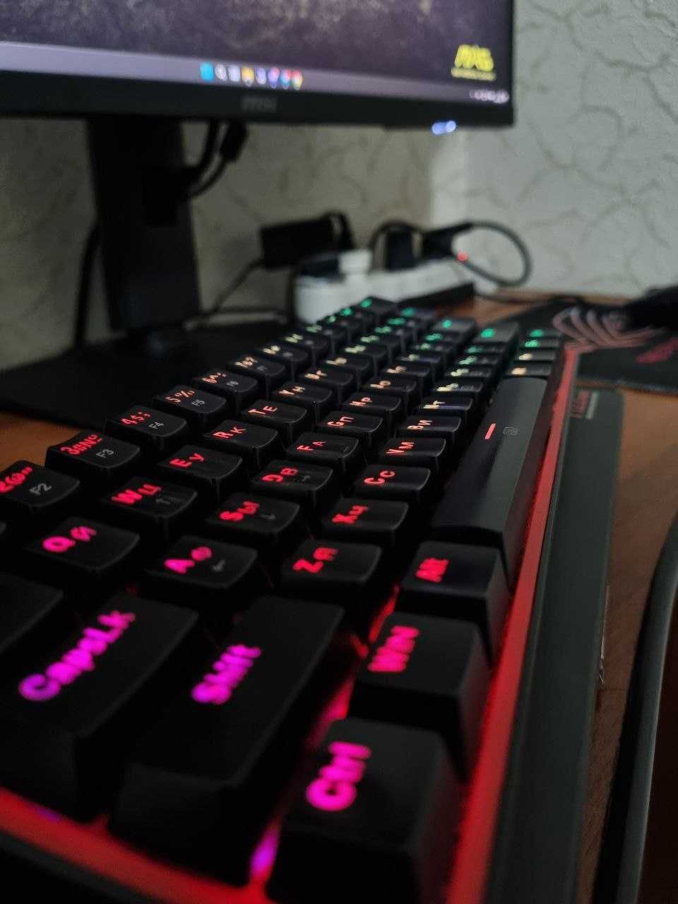 Redragon Fizz RGB Black гейминг клавиатура, gaming klaviatura