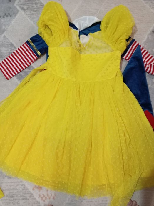 Продам жёлтое пыщное платье в отличном состоянии