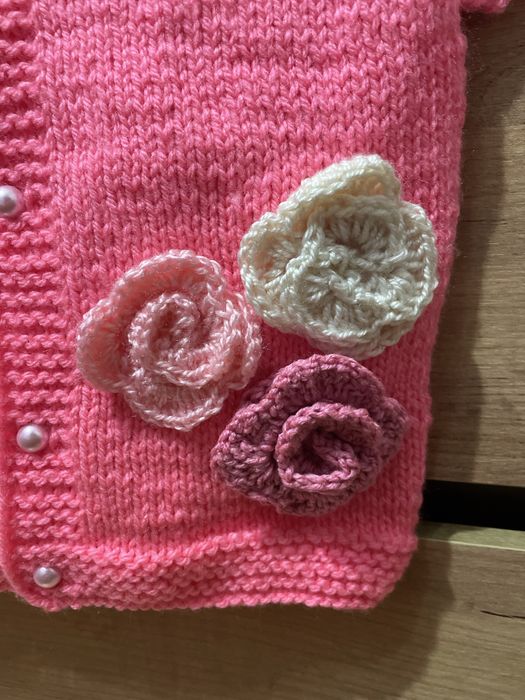 Плетено бебешко елече