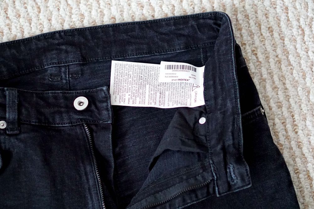 Blugi negri Zara pentru barbati