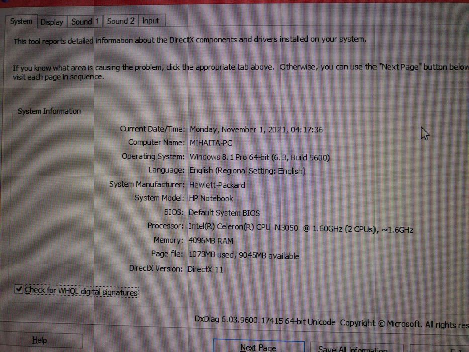Baza laptop HP 250 G4 functionala se poate conecta la tv, monitor