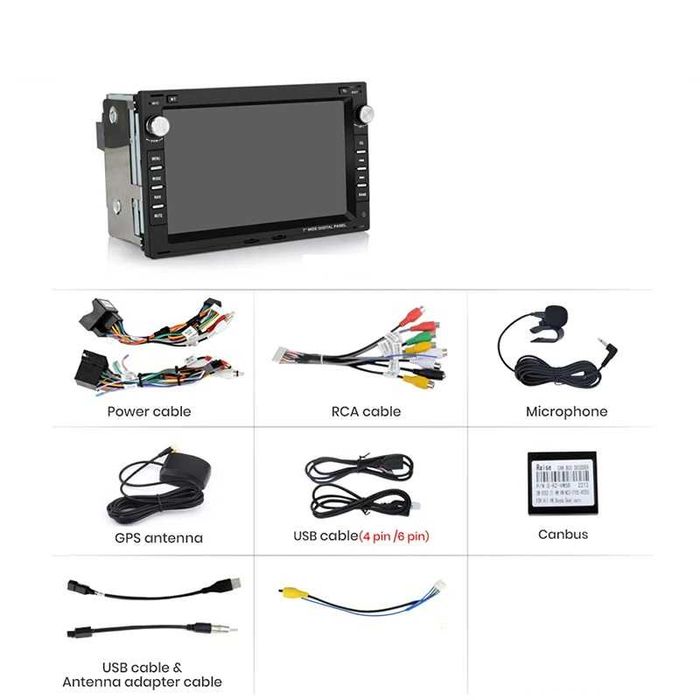 PROMOTIE - Navigatie Android 15 VW Polo Bora Golf 4 Passat B5 CarPlay