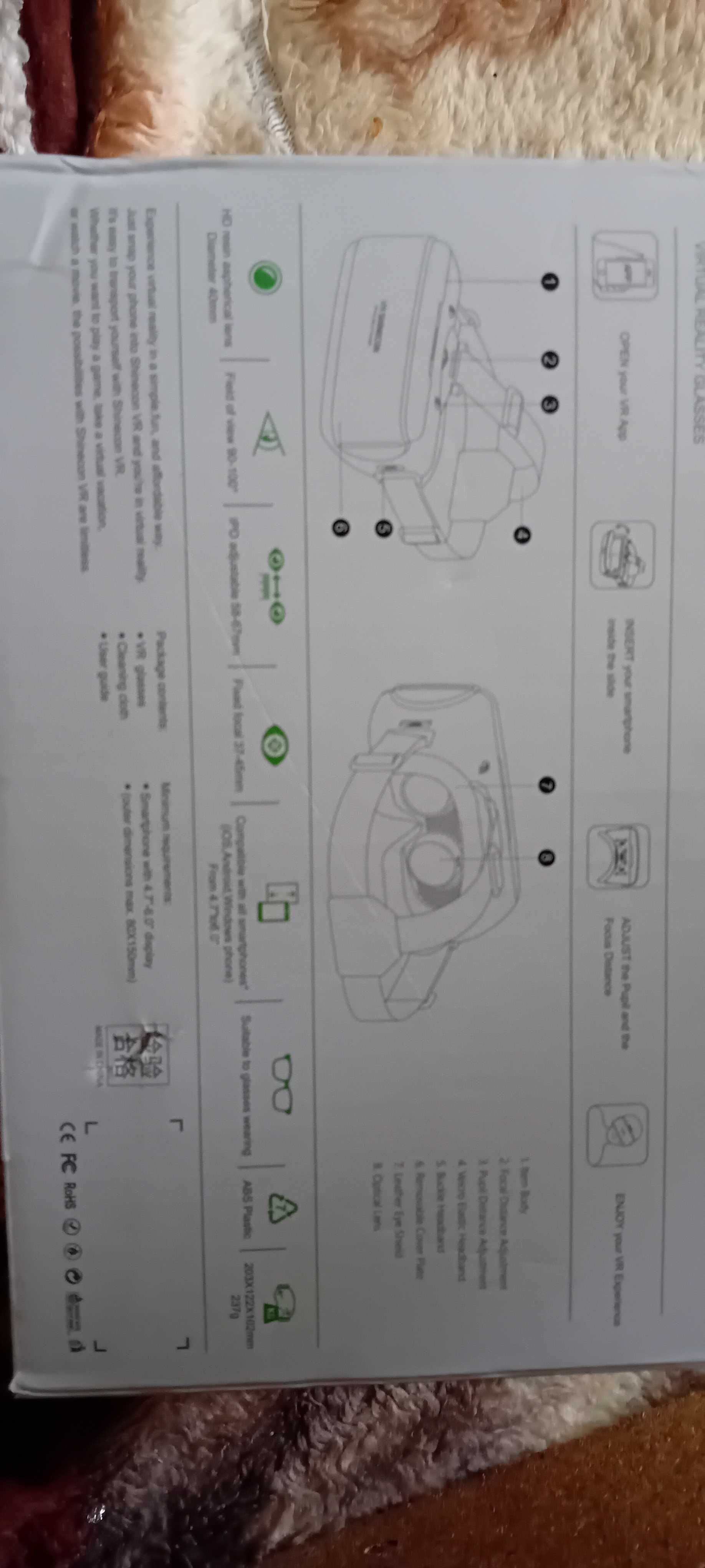 Vând ochelari VR 3D 360° accept si schimb pe schimb