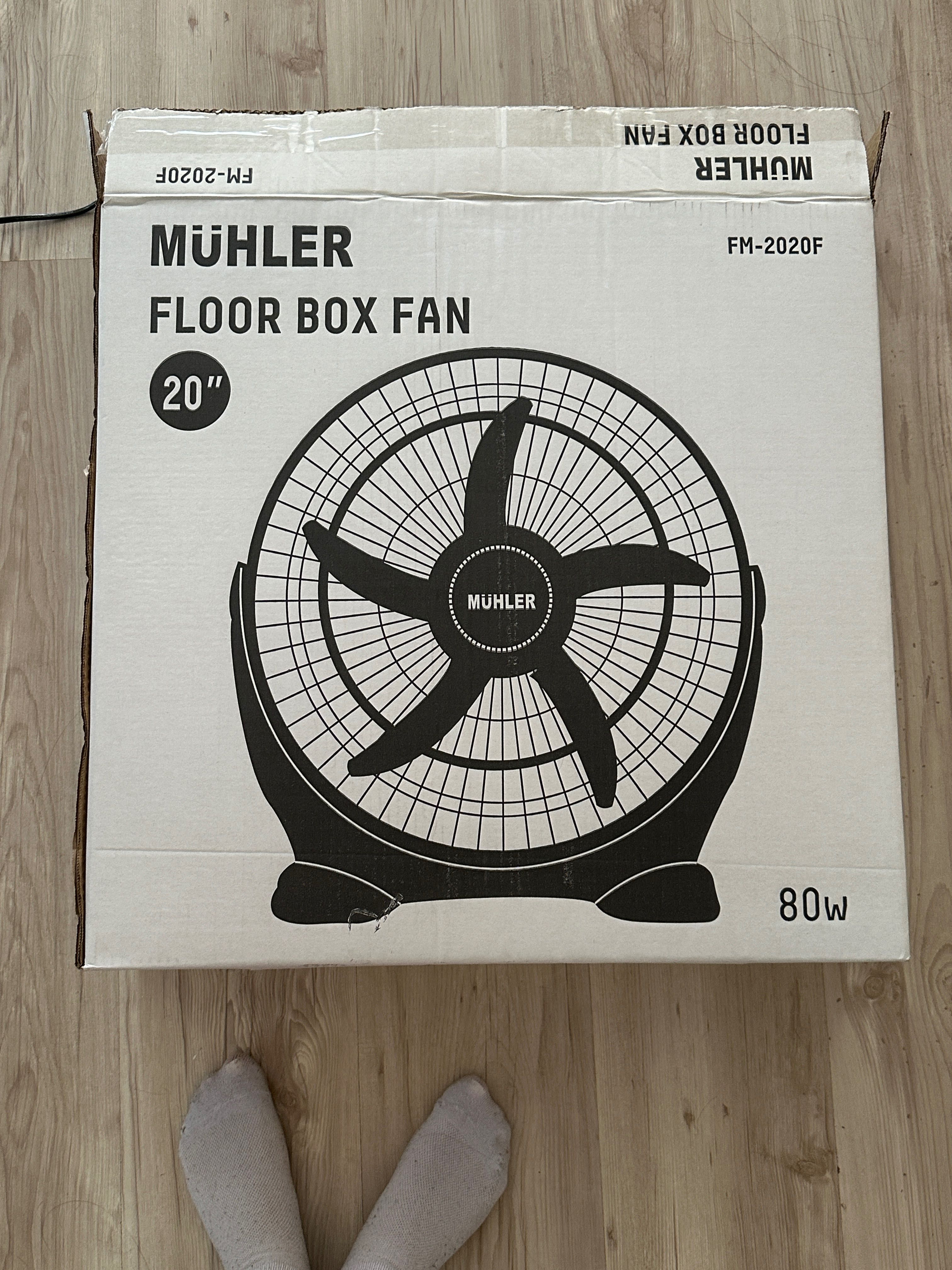 Вентилатор MUHLER FLOOR BOX FAN 20” – 80W