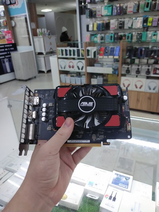 Видеокарта asus rx 550, 2 gb