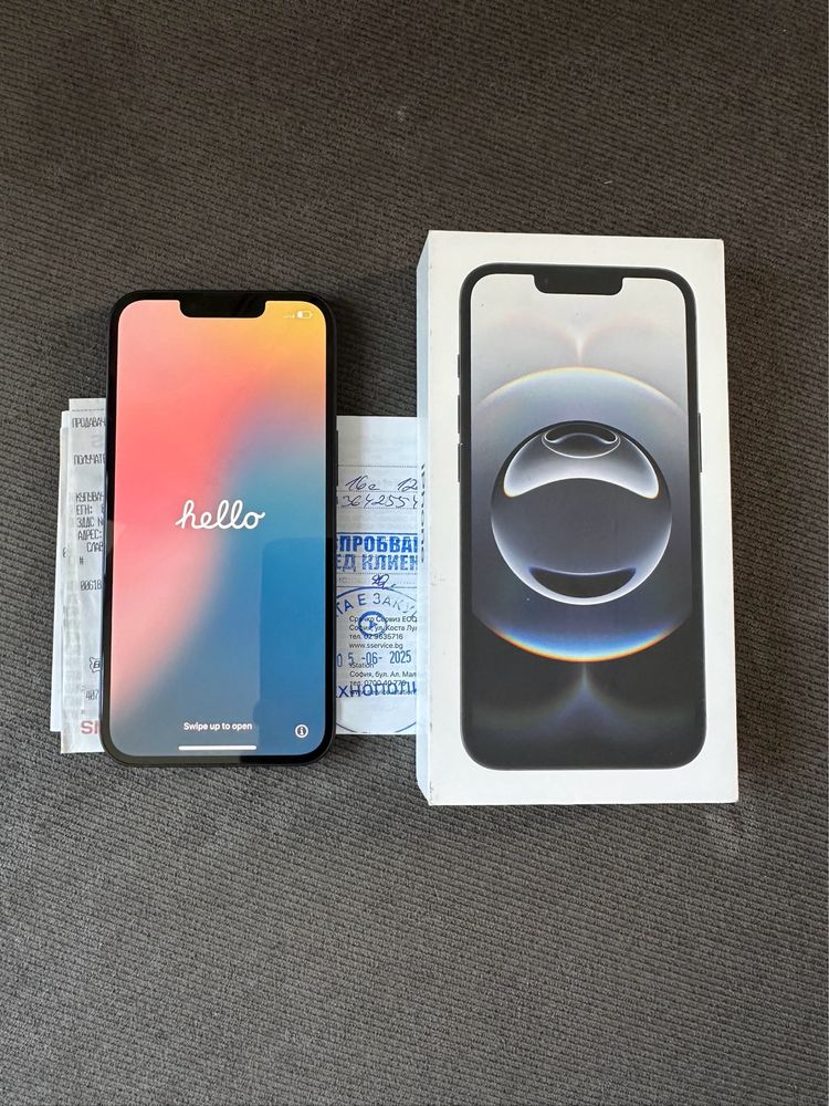 Apple iphone 16E 128 Черен Нов Гаранция 24м