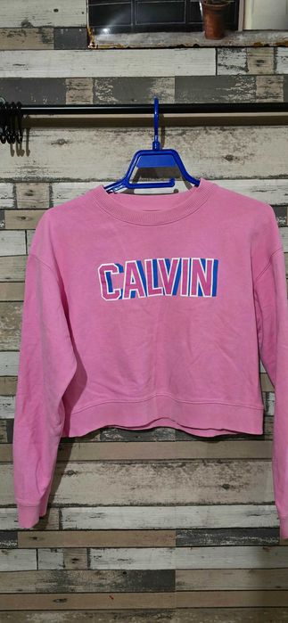 Calvin Klein xs-дамска къса блуза (х-596)