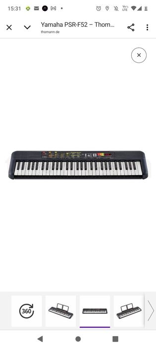 Vând Orga Yamaha F52 450 lei