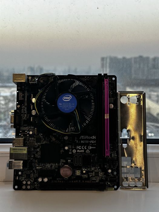 Комплект материнская плата + процессор + ОЗУ + Кулер
