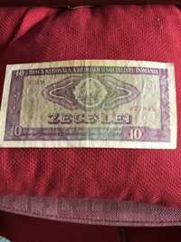 Bancnota zece lei 1966