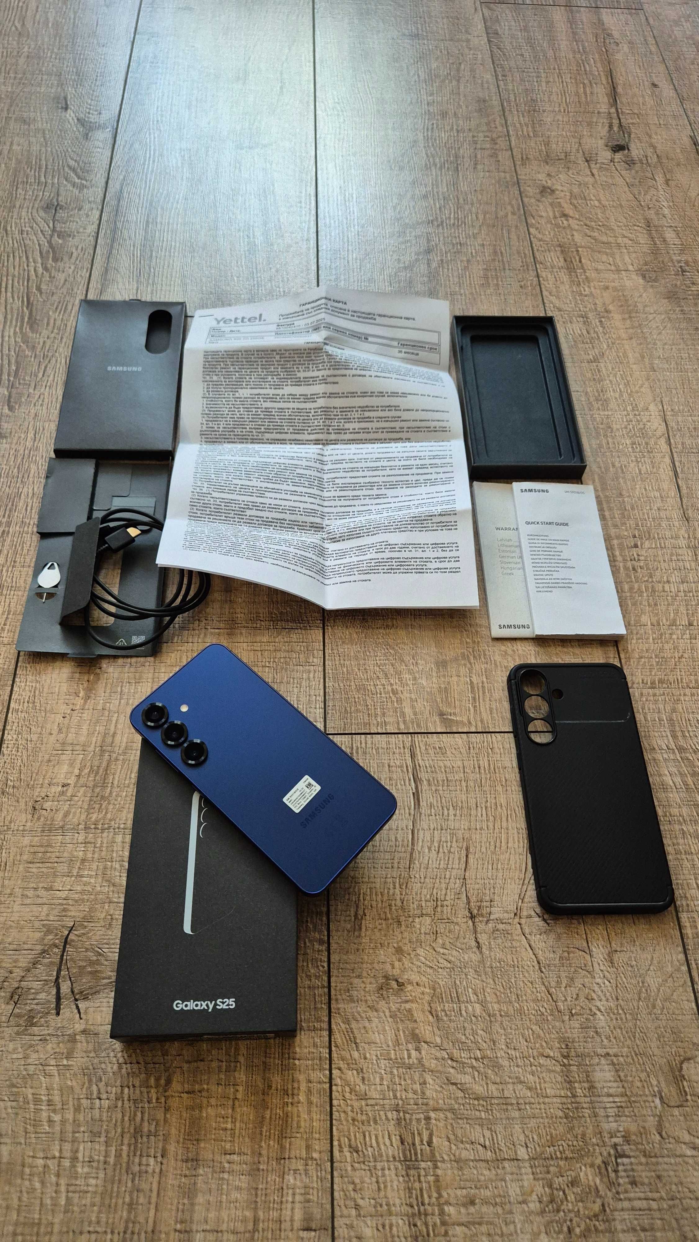 36м.Гаранция Samsung Galaxy S25 Navy 256GB Dual