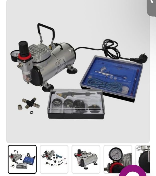 Compresor cu piston cu cilindru unic Aerograf VidaXl