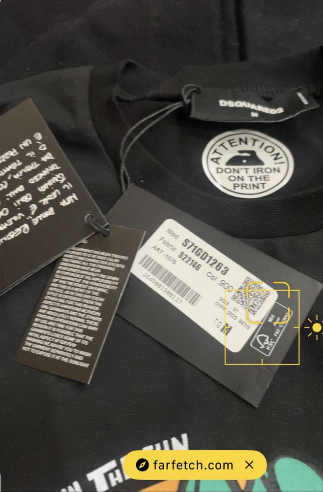 Мъжка оригинална тениска Dsquared2