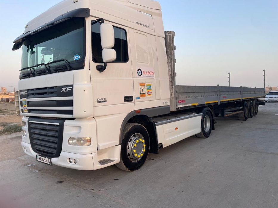Аренда тягача DAF105 и длиномера, площадка