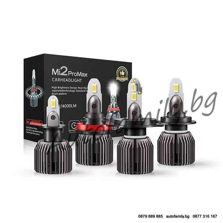 Ново!Mi2PRO MAX LED 8,000lm Matrix H7,H1,H4,H8,H11,HB3 9005,HB4 9006