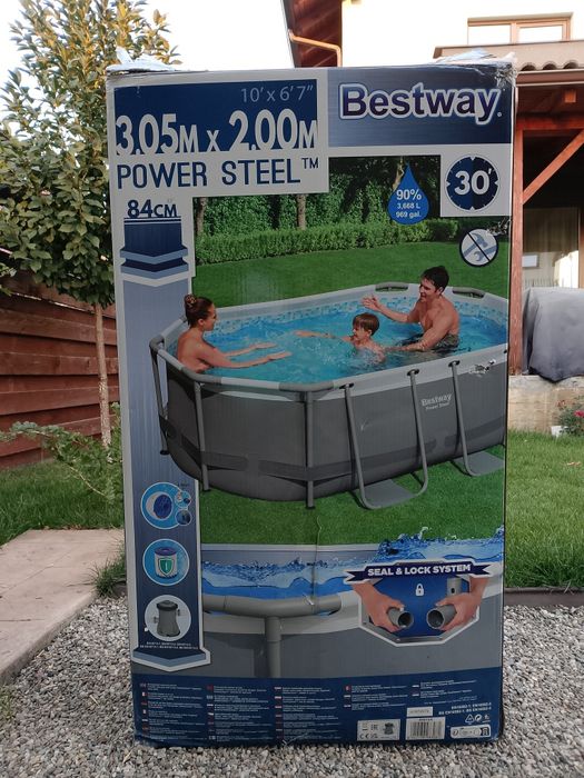 Piscină ovală 3x2 m