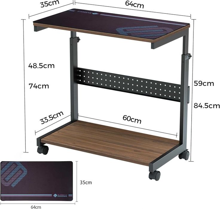 EUREKA Помощно бюро (регулируема височина)