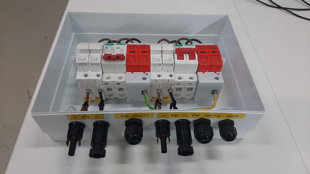 Tablou panouri fotovoltaice 2 striguri sau 1