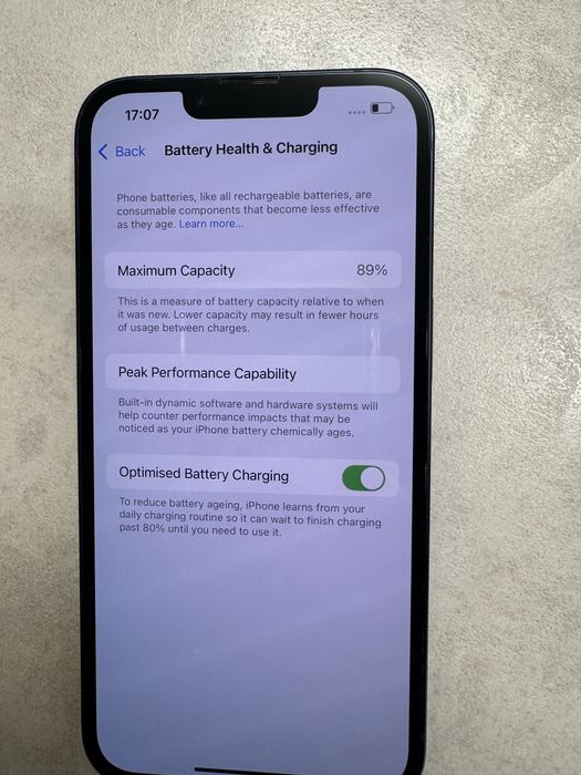 iPhone 13 128GB Black 89% Battery