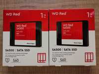2x Western Digital SSD 2.5" 1TB WD RED SA500, SATA III, 3D NAND