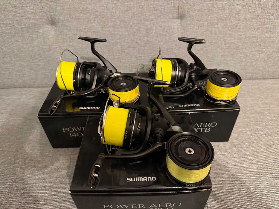 Vand 3 mulinete Shimano Power Aero 14000 XTB